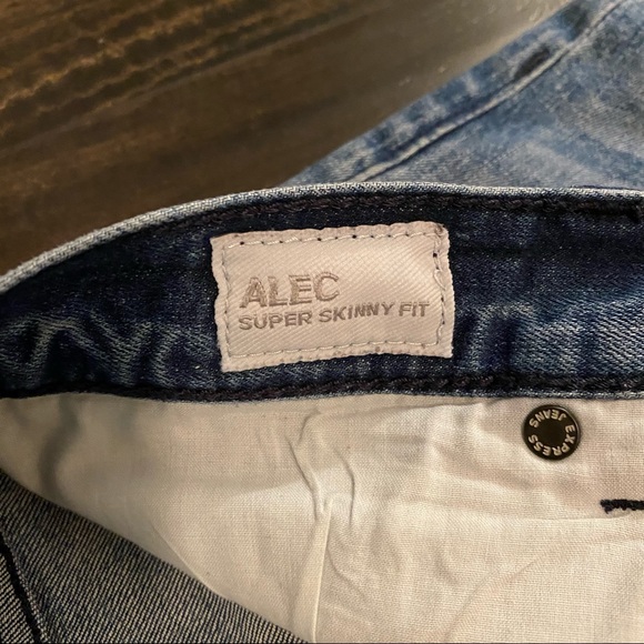 Express Mens Moto Jeans - Picture 3 of 6